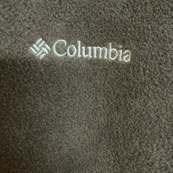 Columbia size XL brown fleece jacket with zip up pockets - Picture 5 of 10